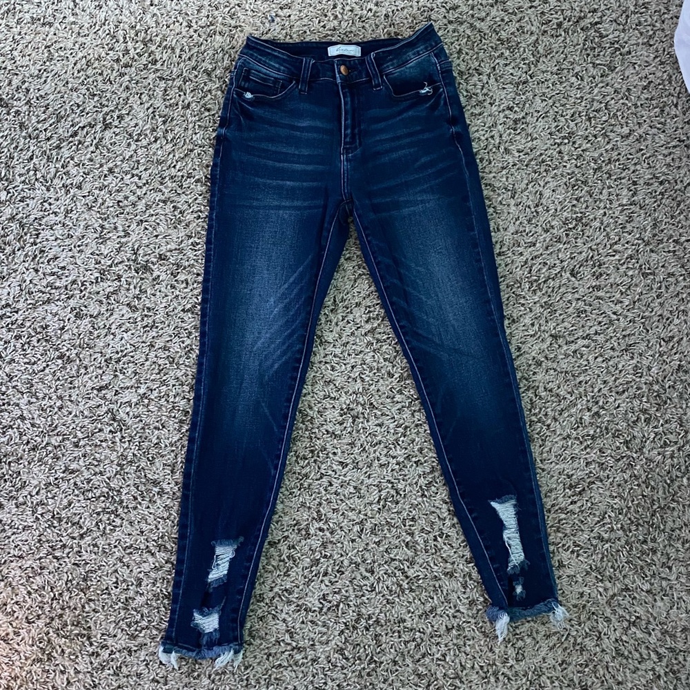 KanCan KURVY Mid-Rise Ankle Skinny Jeans